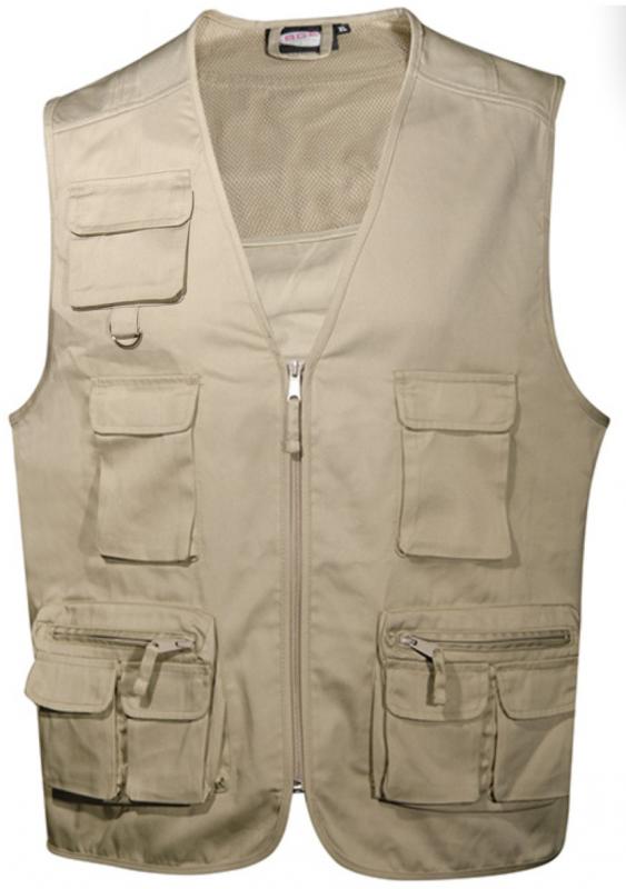 FAGEO MULTI POCKET GILET SAND
