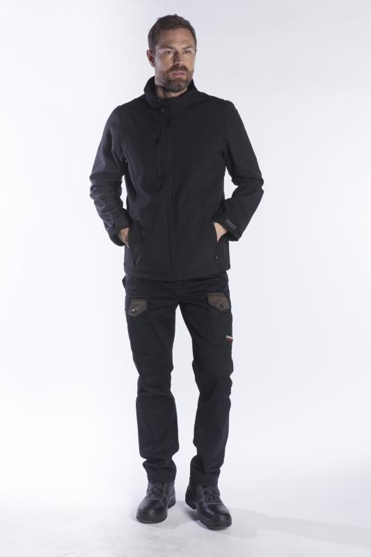 FAGEO SOFTSHELL JACKET NAVY BLUE