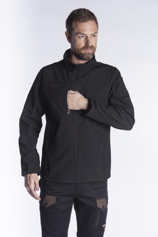 FAGEO SOFTSHELL JACKET NAVY BLUE