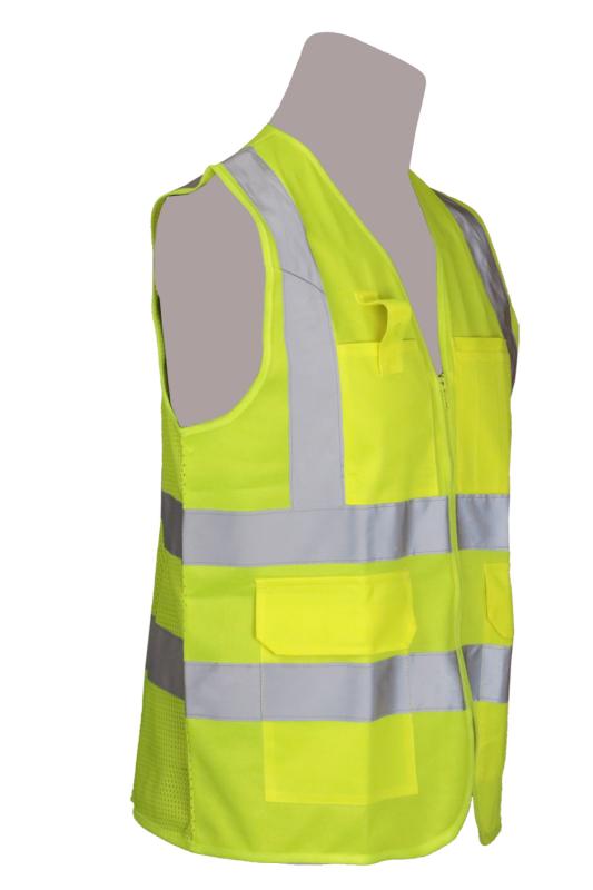 FAGEO HIVIS GILET MESH ORANGE