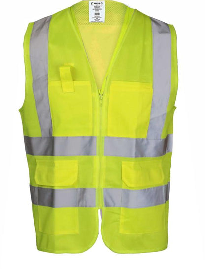 FAGEO HIVIS GILET MESH YELLOW