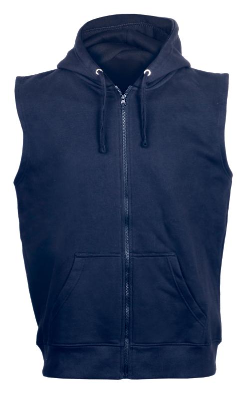 K-PRIME GILET HOODED WITH ZIP 330gsm NAVY BLUE