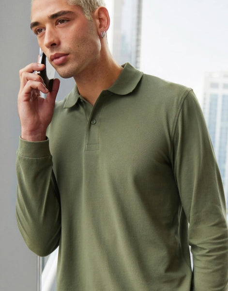 B&C MY POLO 180 Men’s long sleeves