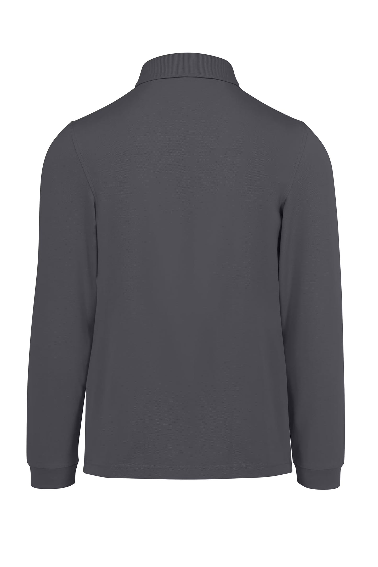 B&C MY POLO 180 Men’s long sleeves DARK GREY