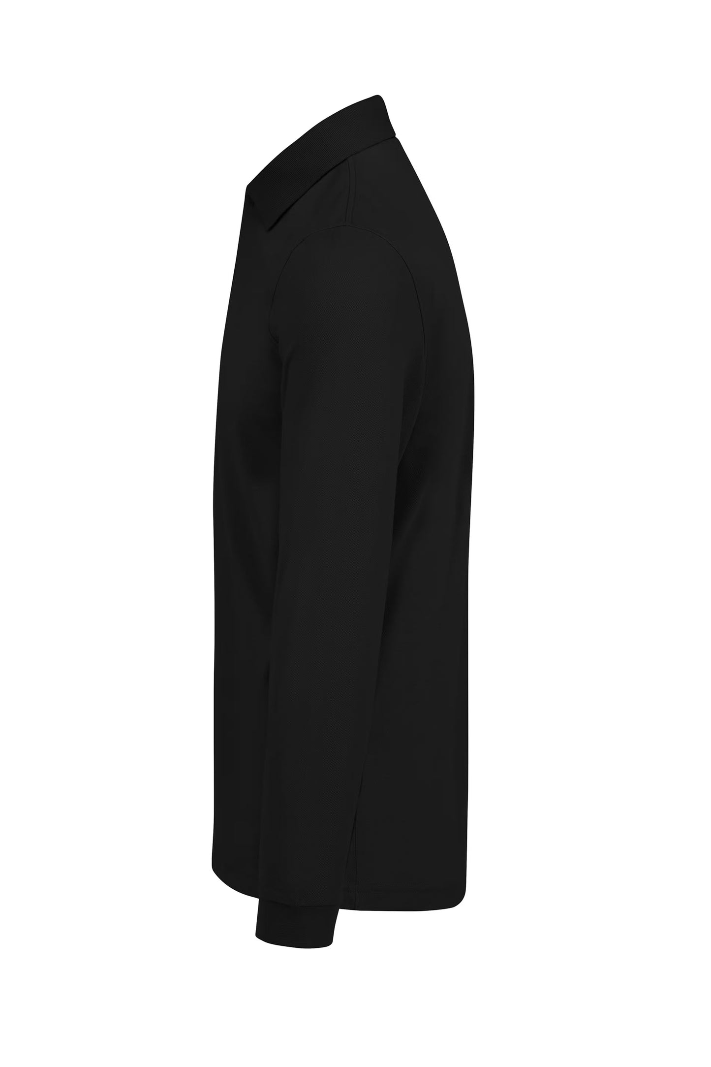 B&C MY POLO 180 Men’s long sleeves BLACK