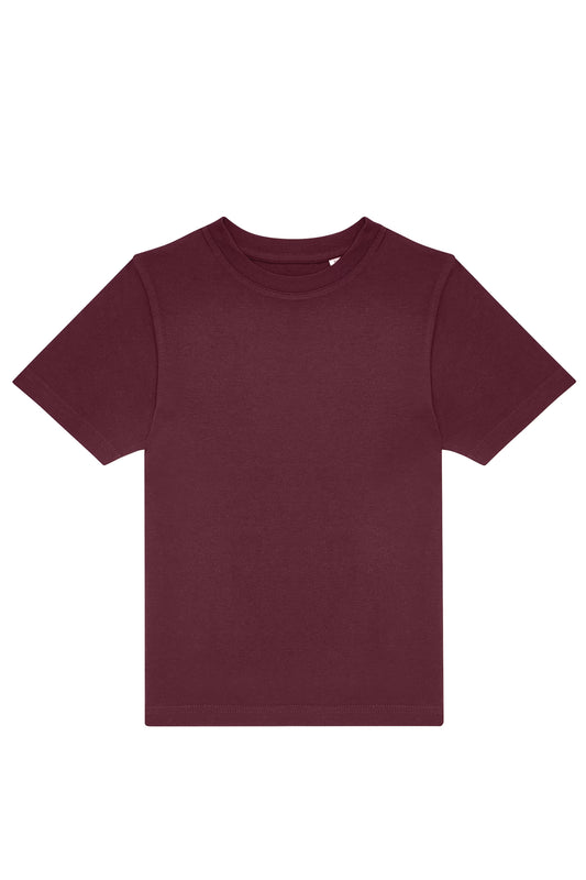 B&C KIDS T-SHIRT #E150 BURGUNDY