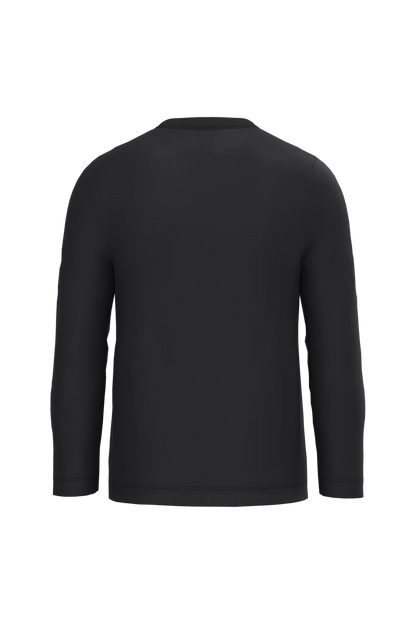 B&C KIDS T-SHIRT LSL #E150 BLACK