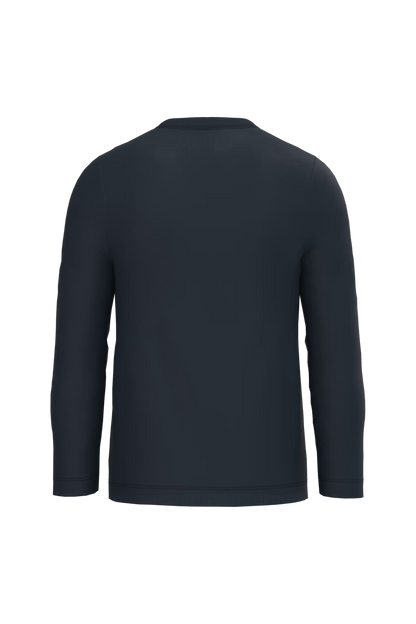 B&C KIDS T-SHIRT LSL #E150 NAVY BLUE