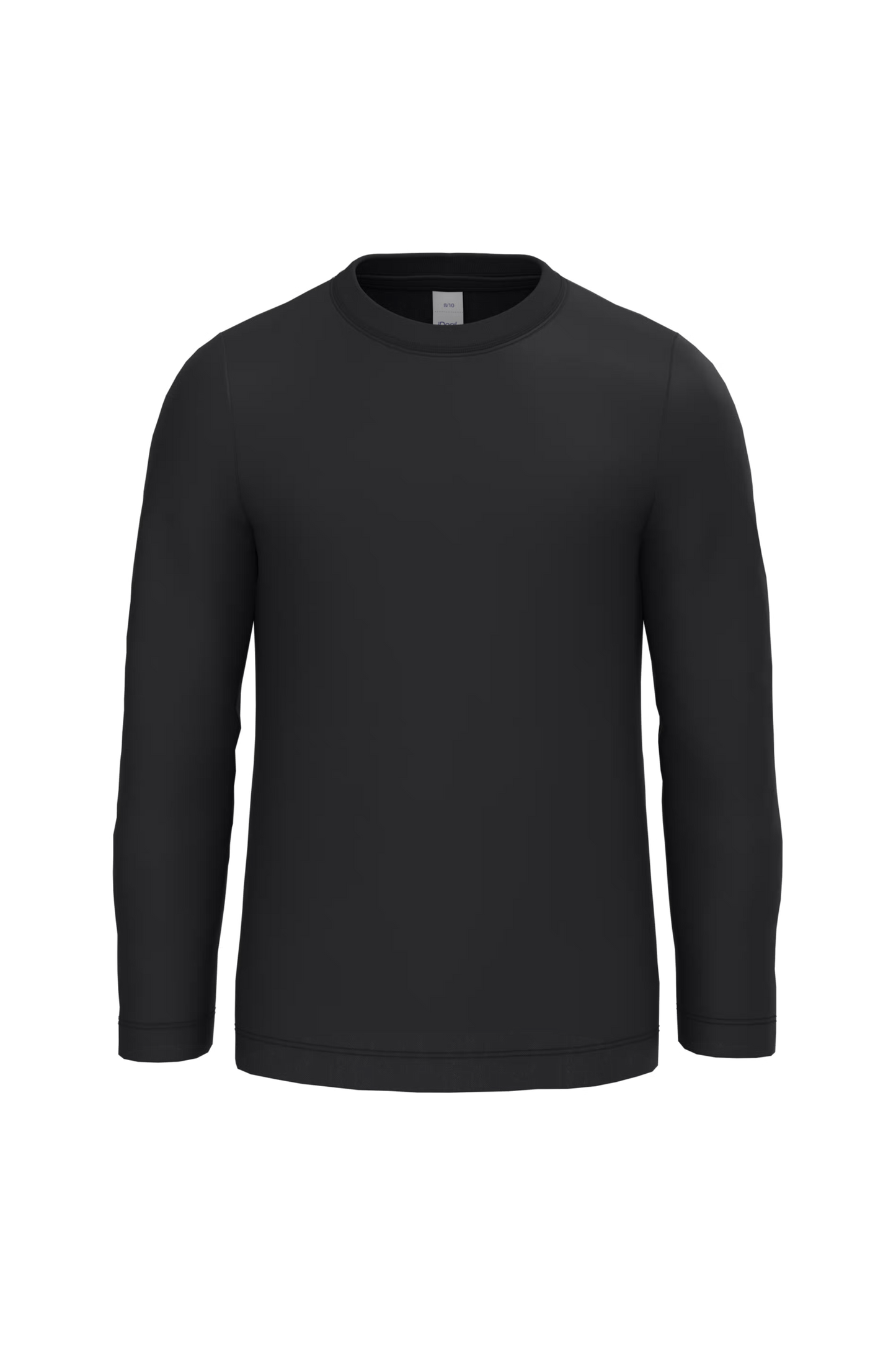 B&C KIDS T-SHIRT LSL #E150 BLACK