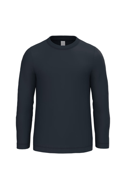 B&C KIDS T-SHIRT LSL #E150 NAVY BLUE