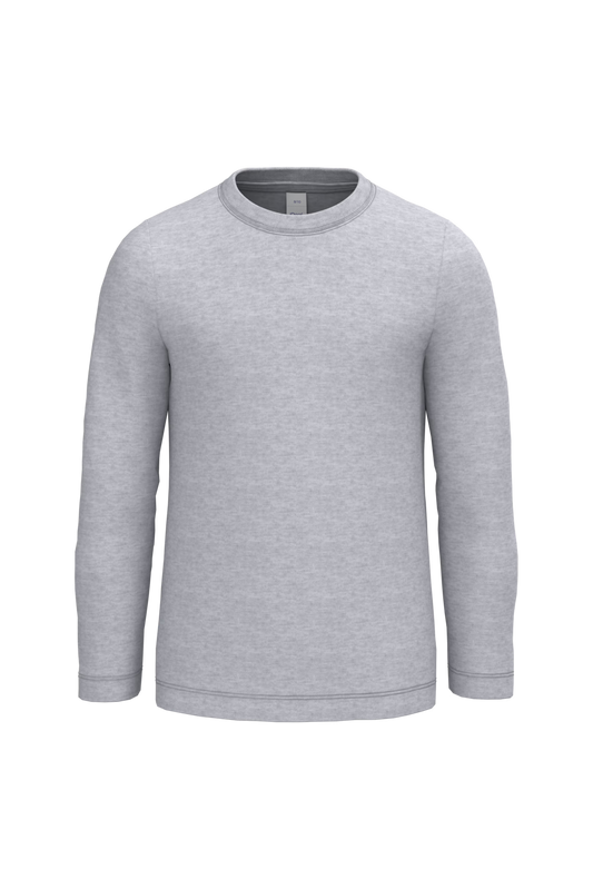 B&C KIDS T-SHIRT LSL #E150 GREY