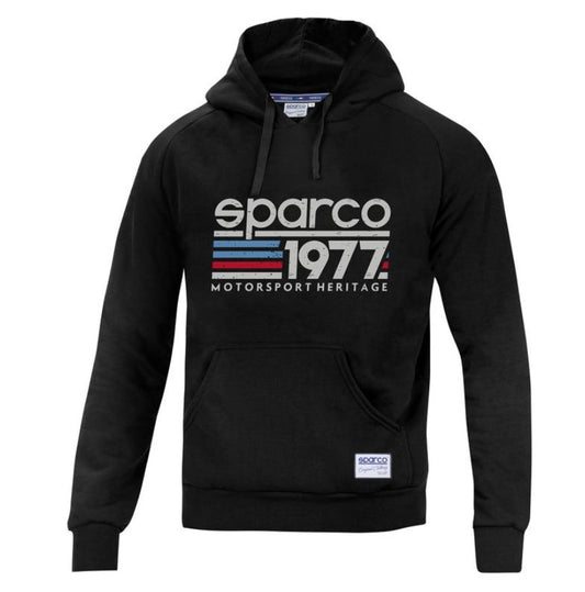 SPARCO HOODIE "1977 ORIGINAL BLACK"