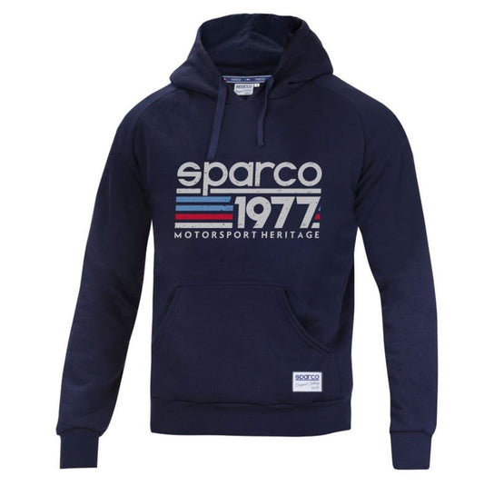 SPARCO HOODIE "1977 ORIGINAL BLUE"