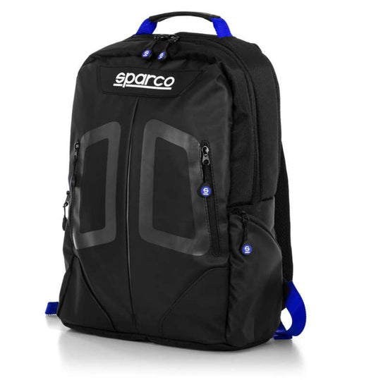SPARCO STAGE Backpack BLACK AND BLUE