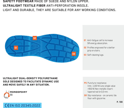 SPARCO HORIZON-H FARGO S1P SRC ESD (METAL FREE)