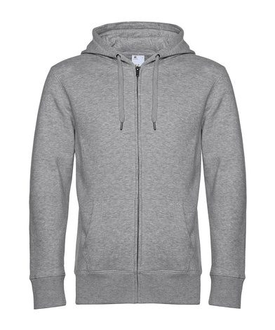 B&C KING ZIP HOODED GREY SPORT