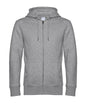 B&C KING ZIP HOODED GREY SPORT