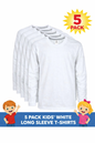 K-PRIME KIDS LSL T-SHIRT 155gr WHITE